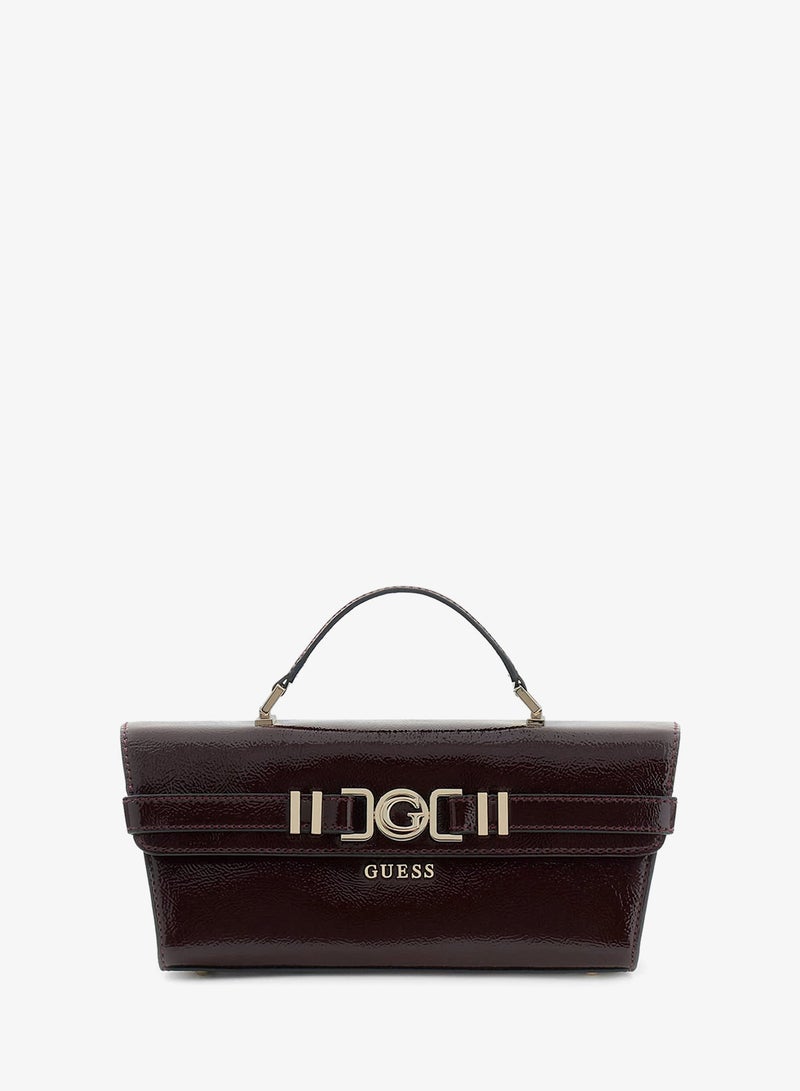 GUESS Cirene Top Handle Flap Over Satchel - Image 1